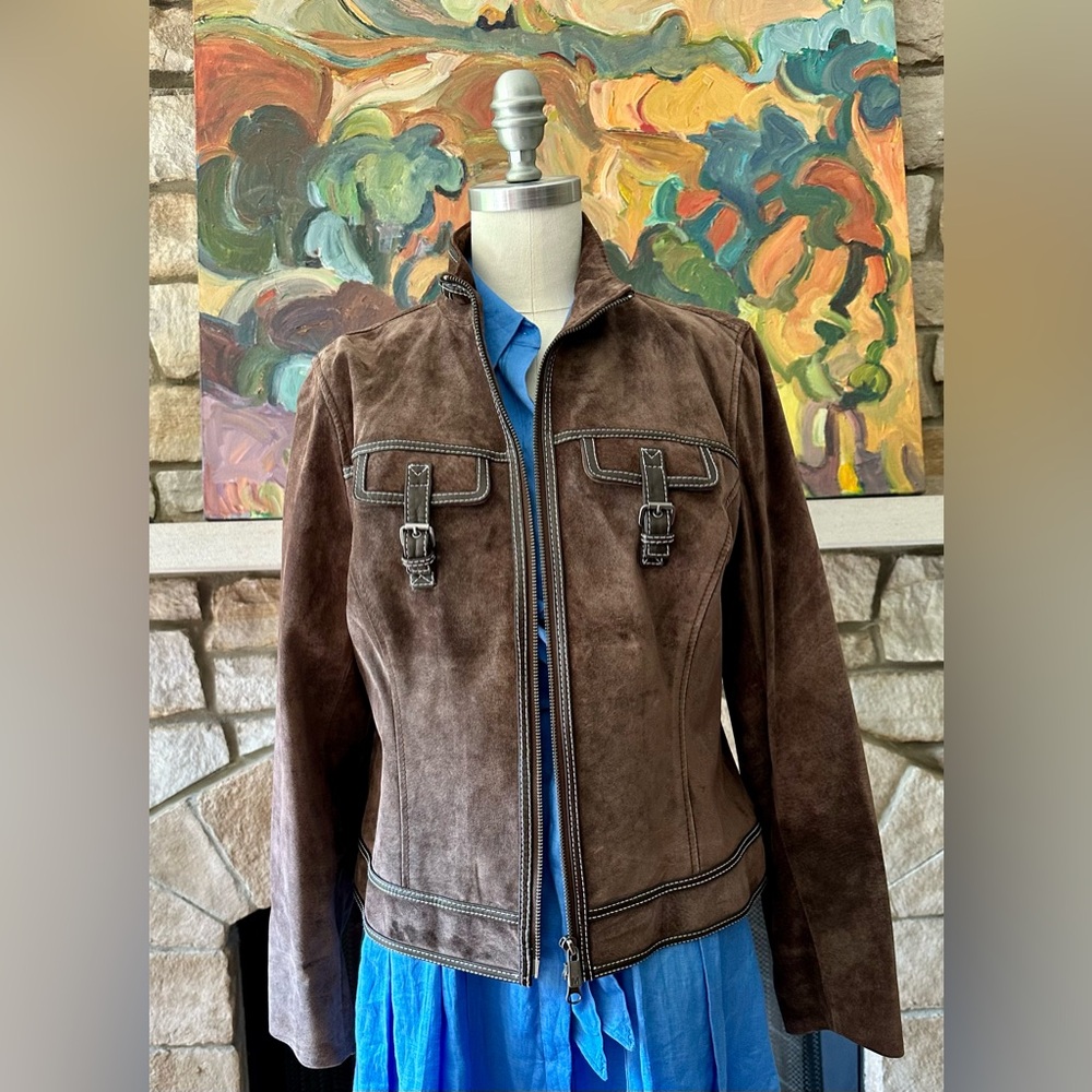 Vintage Suede MICHAEL Michael Kors jacket in size Large